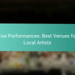 Live Performances: Best Venues for Local Artists