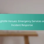 Nightlife Venues: Emergency Services and Incident Response