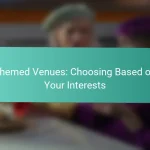 Themed Venues: Choosing Based on Your Interests